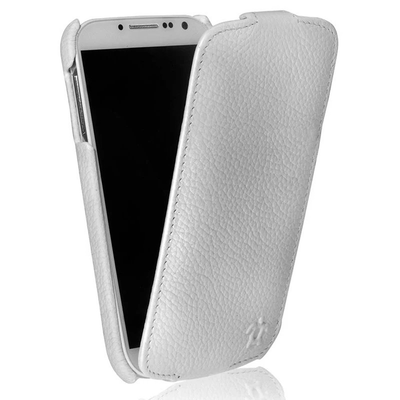 Issentiel IS54640 Grained Leather Prestige Pouch - White