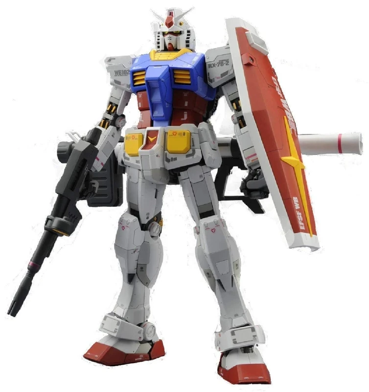 BANDAI BAN183655 Rx-78-2 MG Model Kit, from Mobile Suit Gundam (Version 3.0) Plastic, Multi_Color