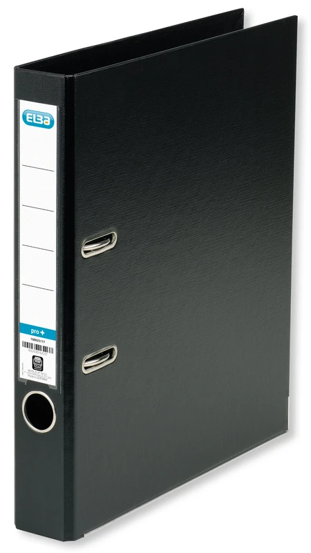 Elba Smart Pro+ 10464SW Folder A4 5 cm Spine Interchangeable Spine Label 10 Items Black