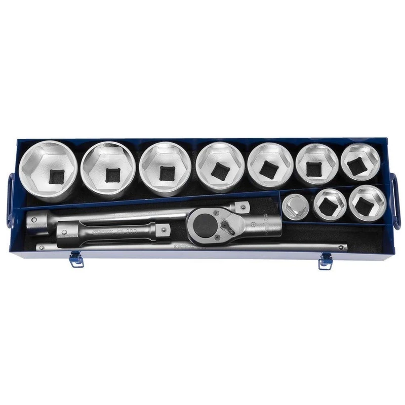 'EXPERT E034701 Set with Ratchet and Socket Set of 14, 16 – 80 mm