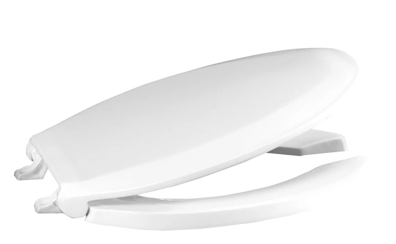 Centoco 820STSS-001 Plastic Elongated Toilet Seat with Open Front, White