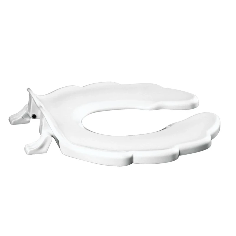 Centoco AM2300STSCC-001 Plastic Round Toilet Seat with Open Front, White