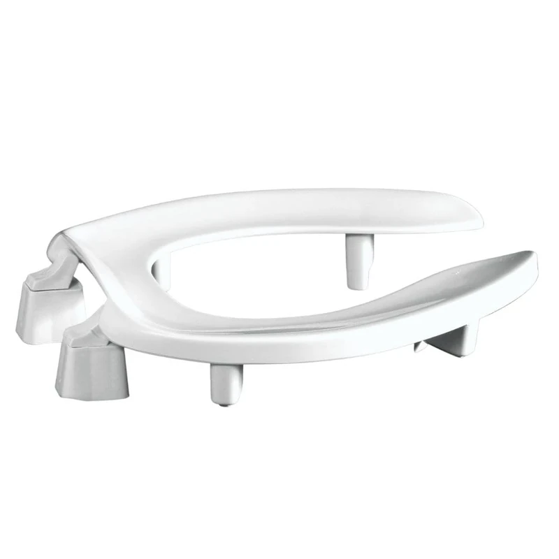 Centoco 3L500STSCC-001 Elongated 3" Lift, Raised Plastic Toilet Seat, Open Front No Cover, ADA Compliant Handicap Medical Assistance Seat, Heavy Duty, White