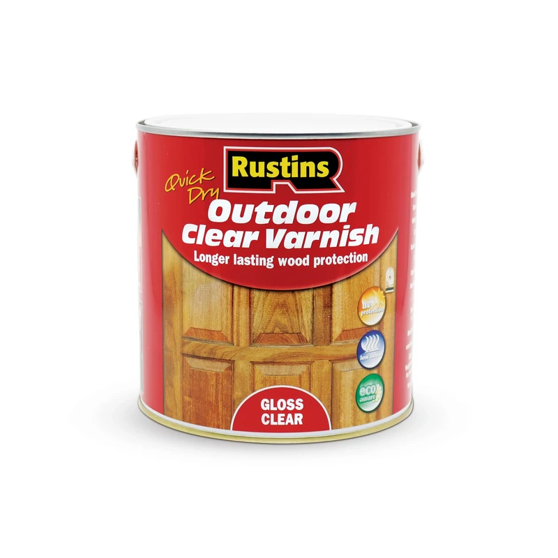 Rustins Quick Dry Outdoor Clear Varnish 2.5L Gloss