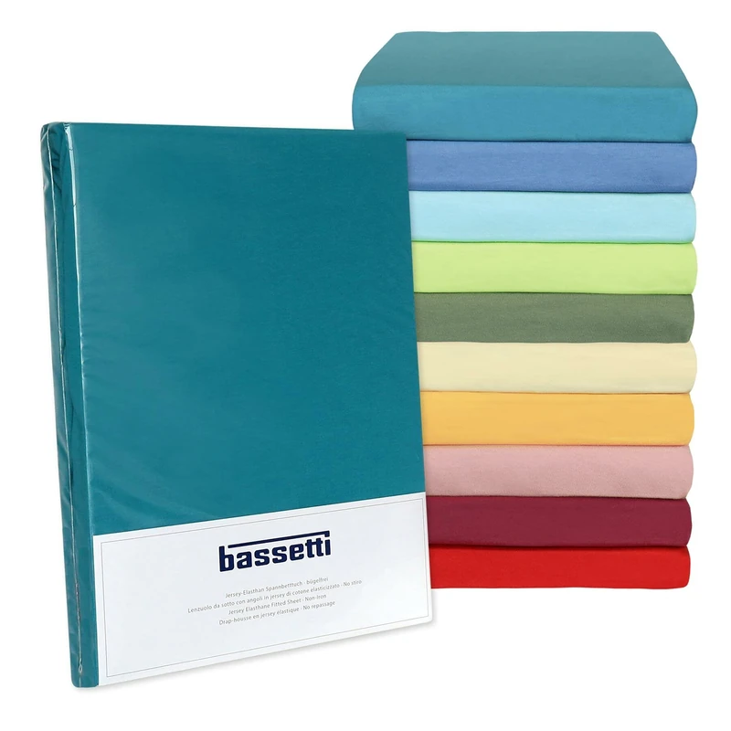 Bassetti Fitted Sheet Plain Fuchsia 90x190-100x220