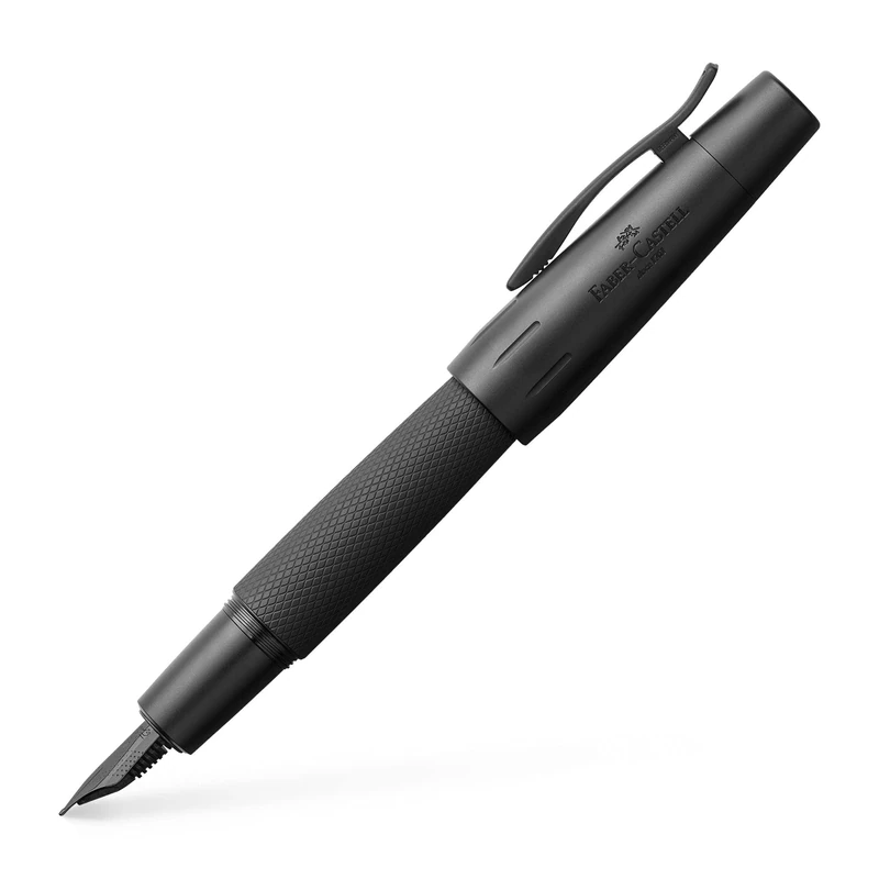 E-MOTION FOUNTAIN PEN PURE BLACK M