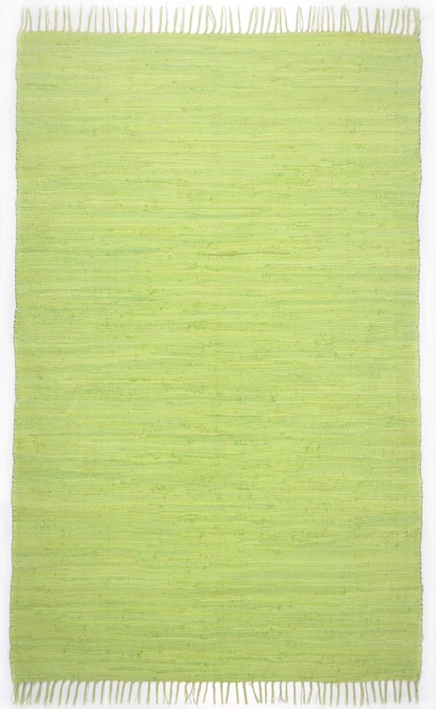 Theko Happy Cotton Rug 100% Cotton 300_Green Rectangular 120 x 180 cm