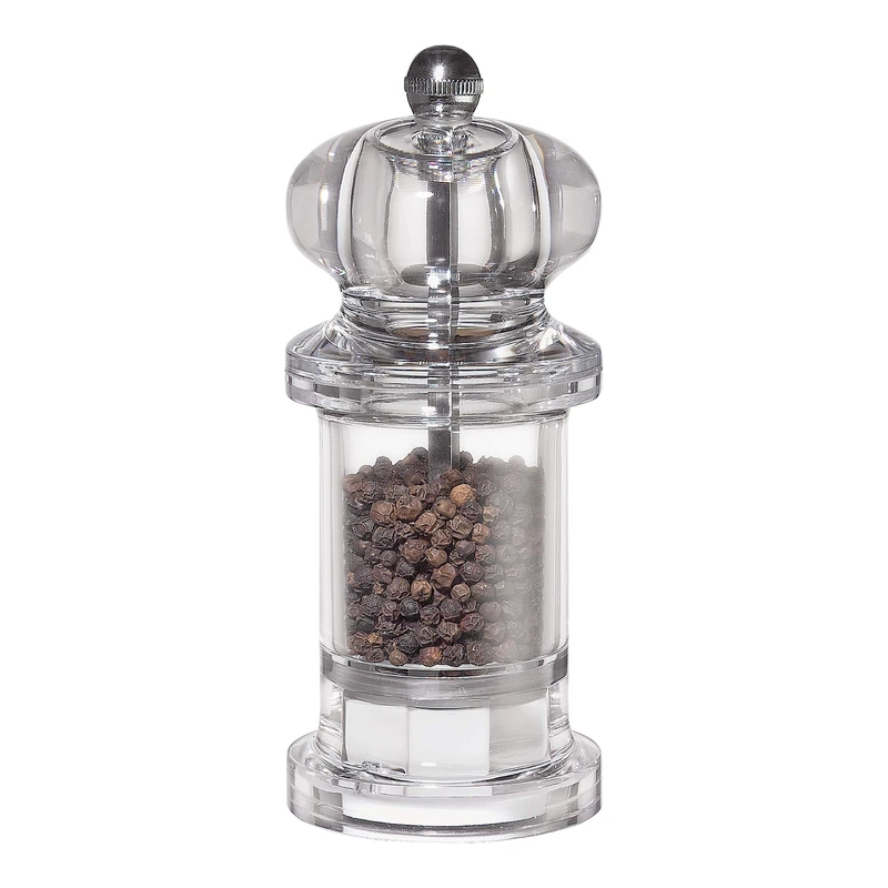 Küchenprofi 3080006600 Pepper Mill Ceramic Transparent 10 x 11.5 x 14 cm
