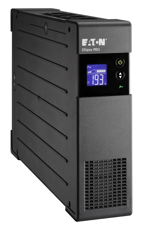 Eaton Serie Ellipse PRO UPS ELP850IEC – 850VA/510W Line‑Interactive Backup Power with AVR, Eco‑Control Energy Saving & High‑Performance Surge Protection, 4× IEC‑C13 Outlets – Black (B00CTFTM1C)