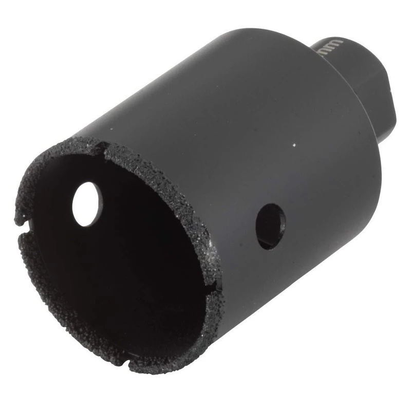 wolfcraft "Ceramic" Diamond Coated Annular Bit, for Angle Grinders I 5946000 I for Installing Bathroom Fittings and Cable bushings in Tiles or Glazed Tiles