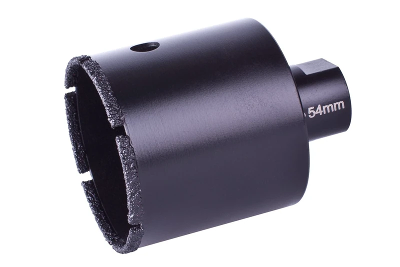 wolfcraft "Ceramic" Diamond Coated Annular Bit, for Angle Grinders I 5949000 I for Installing Bathroom Fittings and Cable bushings in Tiles or Glazed Tiles