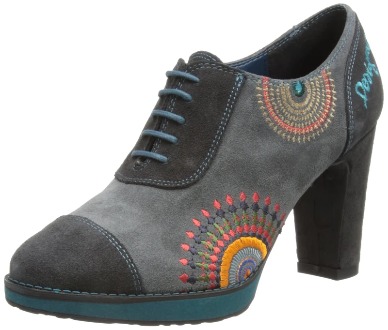 Desigual Womens Pumps Silvia-2 Multicolour Platform 37PS430 6 UK, 39 EU, 9 US
