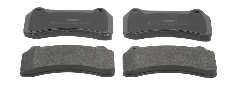 FERODO Brake Pads | FDB1712 | OE-Matching Quality | Eco-Friction Fuse+ Technology | Pack of 4