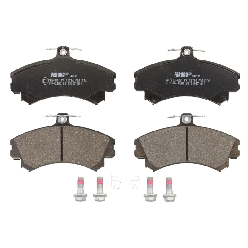 FERODO Brake Pads | FDB1738 | OE-Matching Quality | Eco-Friction Fuse+ Technology | Pack of 4