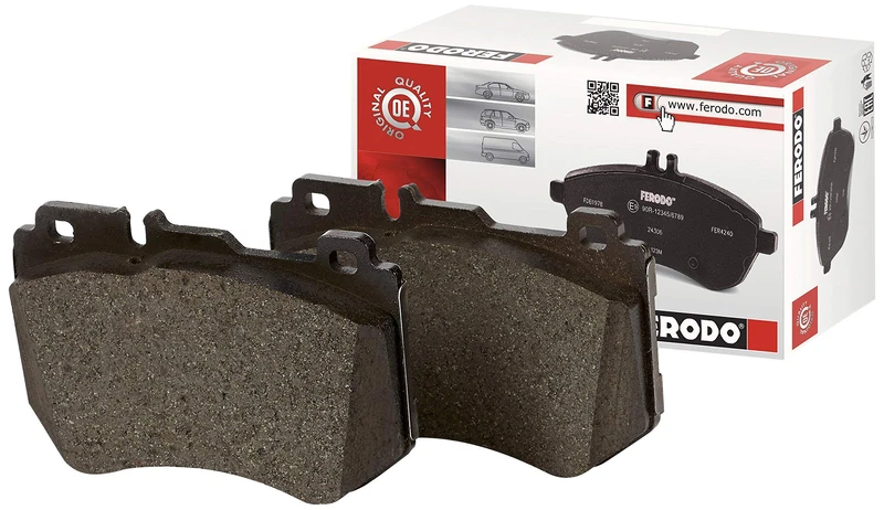 FERODO Brake Pads | FDB4340 | Front | for RENAULT KANGOO/GRAND KANGOO II 2008- | OE-Matching Quality | Eco-Friction Fuse+ Technology