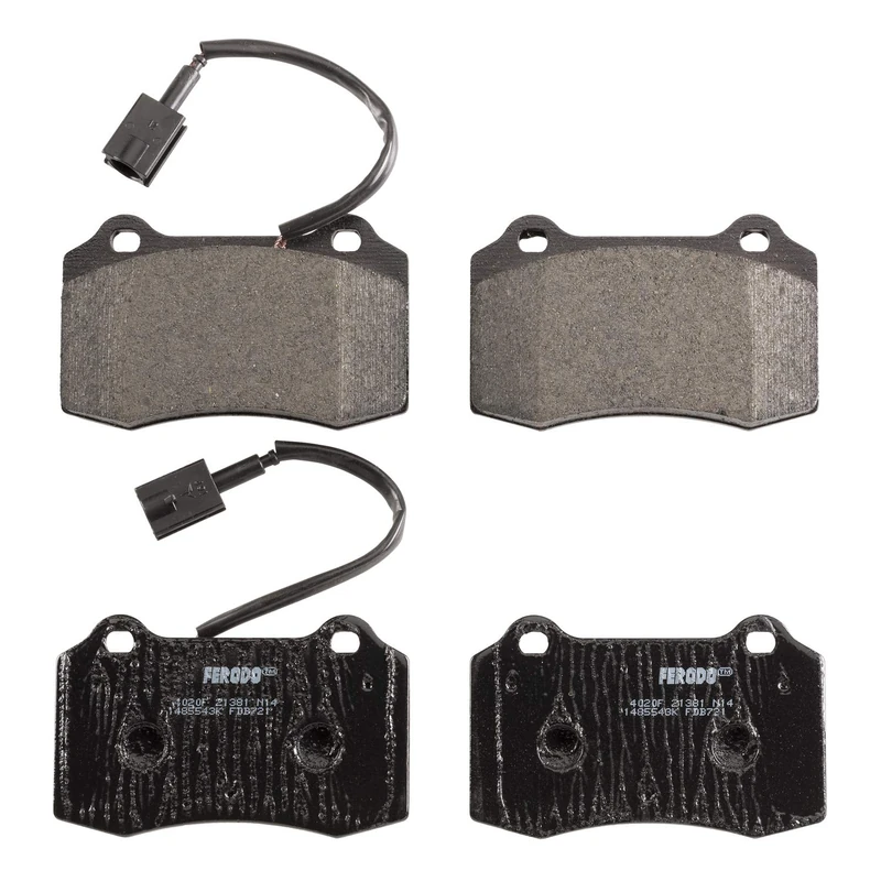 Ferodo FDB721 Brake Pad Set, disc brake - (set of 4)