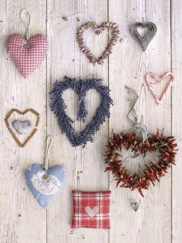 Howard Shooter "Les Coeurs Canvas Print, Multi-Colour, 60 x 80 cm