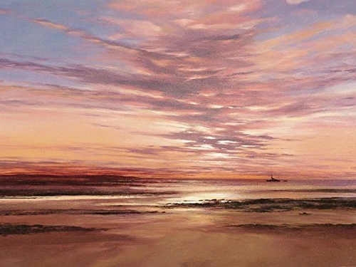 Jonathan Sanders "On An Island Canvas Print, Multi-Colour, 60 x 80 cm