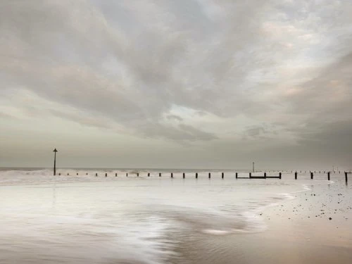 Ian Winstanley "And Beyond the Shore Canvas Print, Multi-Colour, 60 x 80 cm