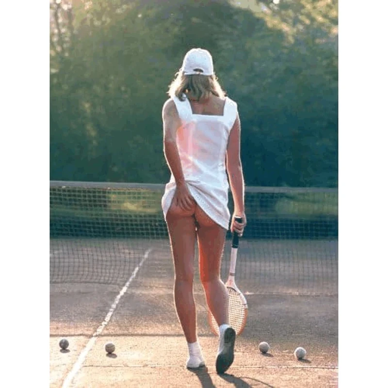 Pyramid International Tennis Girl Canvas Print, Multi-Colour, 60 x 80 cm