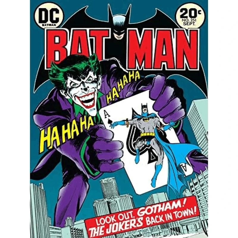 Pyramid International DC Comics Batman The Joker Is Back In Town Canvas, 60 x 80 cm