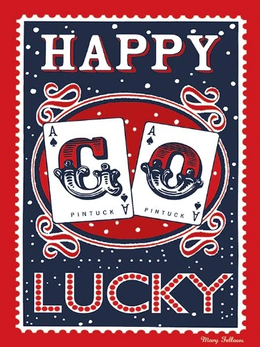 Mary Fellows 60 x 80 cm Happy Go Lucky Canvas