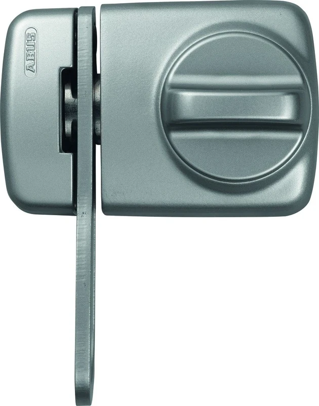 ABUS 589249 7530 S Door Lock with Blocking Clip for Thin Doors Silver