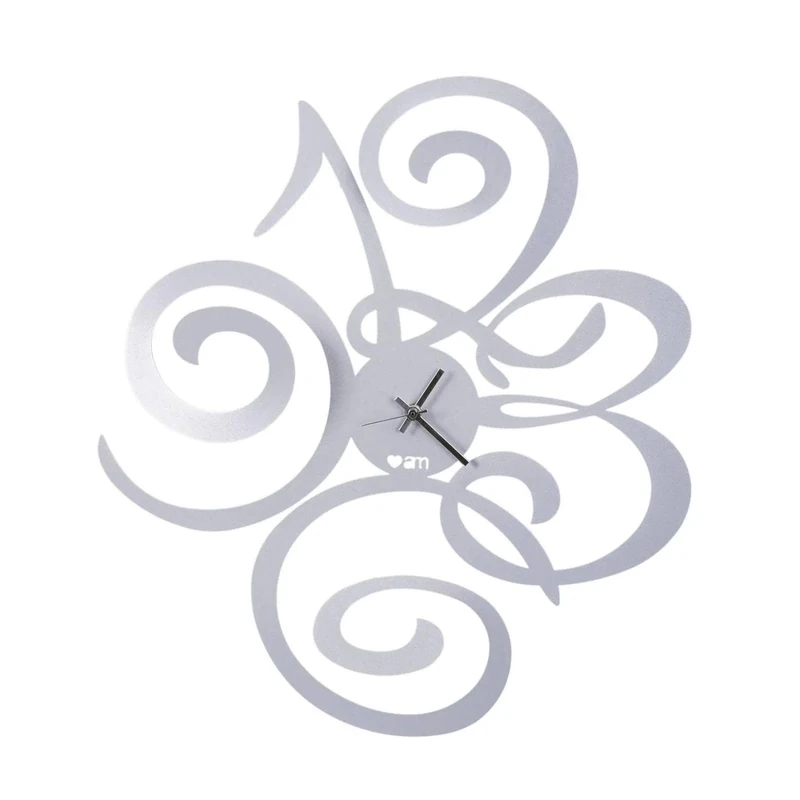 Arti & Mestieri Arti e Mestieri 11003 Filomena Metal Wall Clock Various Aluminium Colours, L