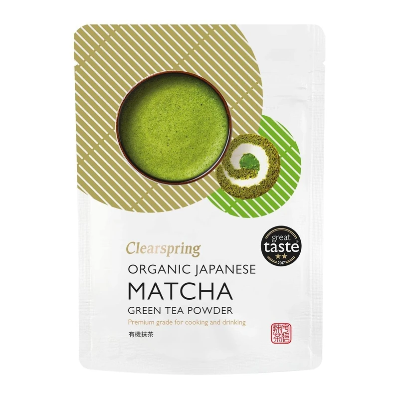 Clearspring Organic Japanese Matcha Green Tea Powder Premium Grade, 40g