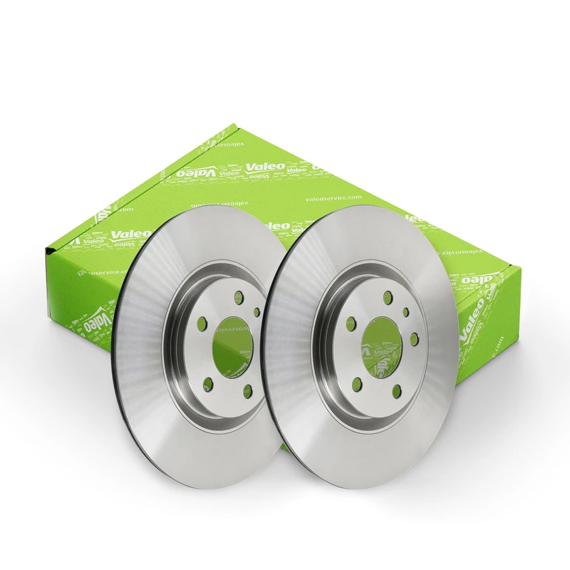 VALEO - Oiled brake discs - 186469 - Box of 2 solid discs - Rear axle - Similar to OE design and quality - Valeo, Braking expert since 1923