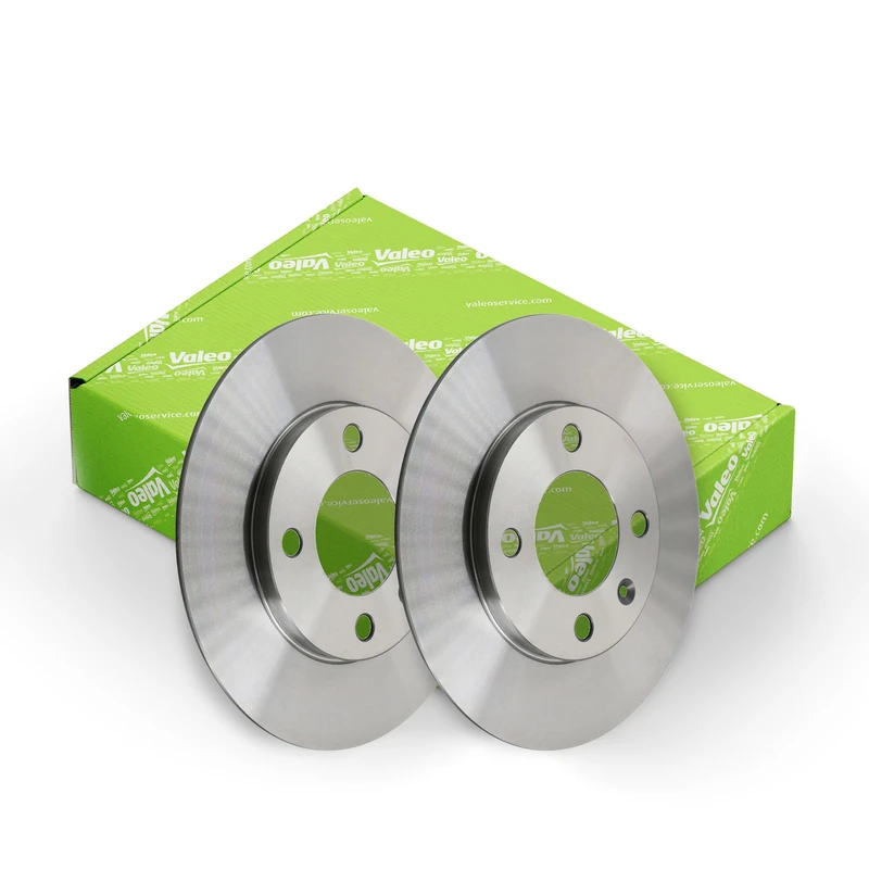 VALEO - Oiled brake discs - 186487 - Box of 2 solid discs - Rear axle - Similar to OE design and quality - Valeo, Braking expert since 1923
