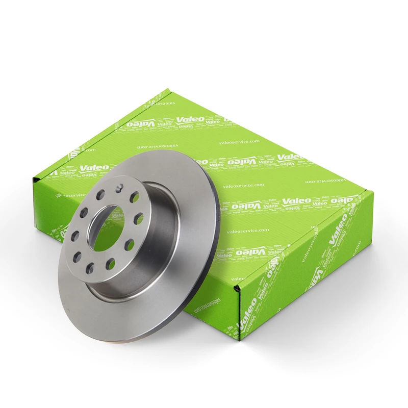 VALEO - Oiled brake discs - 186857 - Box of 2 solid discs - Rear axle - Similar to OE design and quality - Valeo, Braking expert since 1923