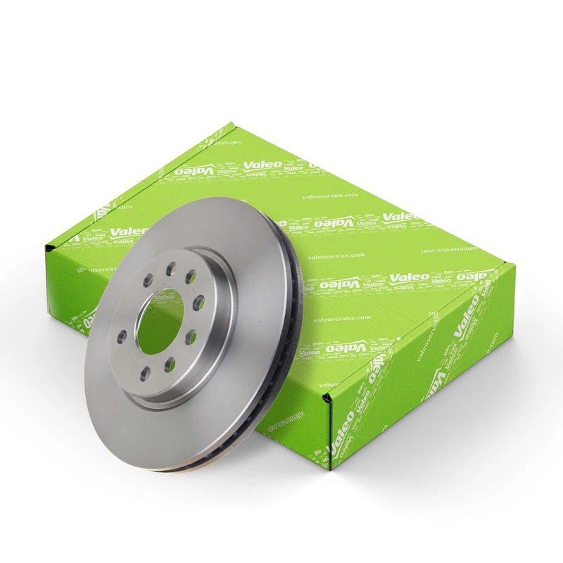 VALEO - Oiled brake discs - 186882 - Box of 2 ventilated discs - Rear axle - Similar to OE design and quality - Valeo, Braking expert since 1923
