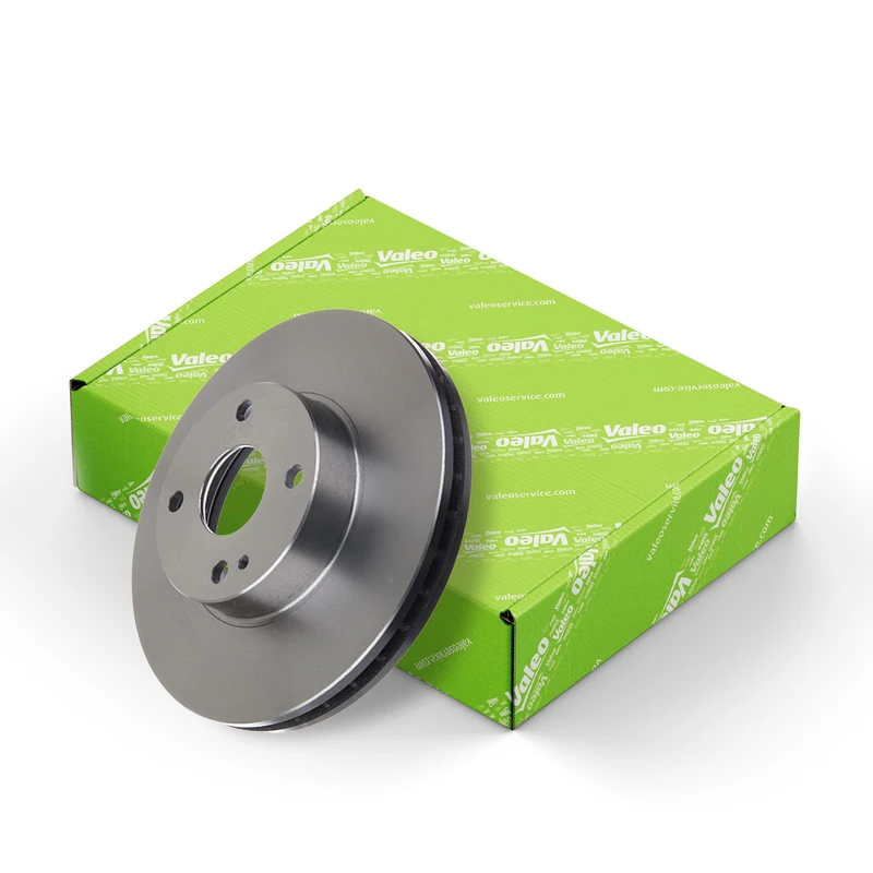 VALEO - Oiled brake discs - 197173 - Box of 2 ventilated discs - Front axle - Similar to OE design and quality - Valeo, Braking expert since 1923