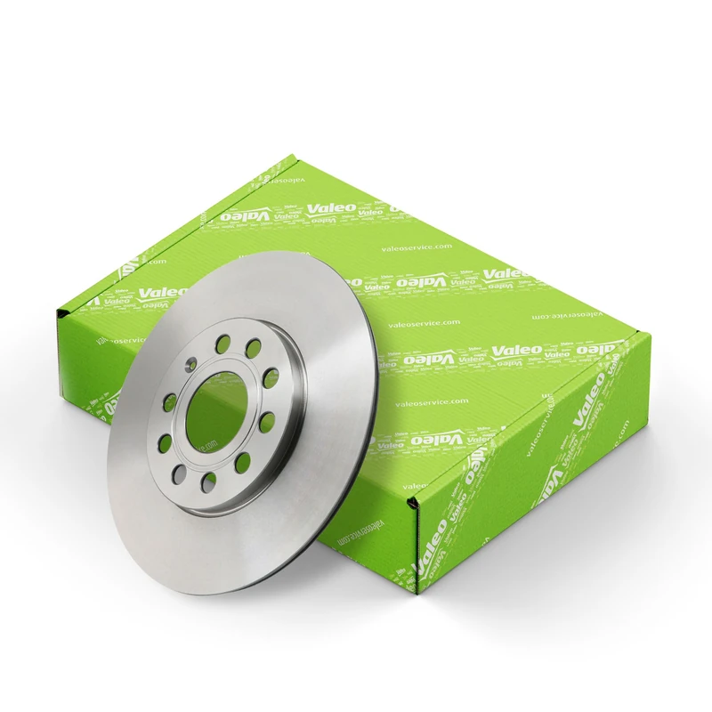 VALEO - Oiled brake disc - 197325 - Box of 1 ventilated disc - Front axle - Similar to OE design and quality - Valeo, Braking expert since 1923