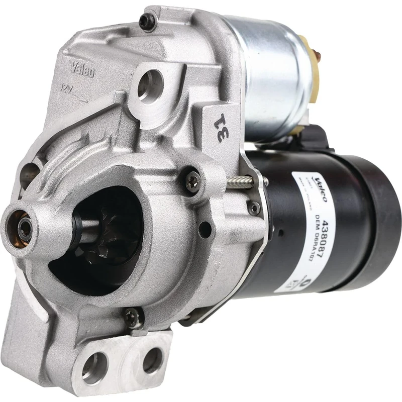 VALEO 438087 Starter Power: 1,3 kW Stop & Start: NO Number of teeth: 10 teeth Voltage: 12 V Rotation direction: CLOCKWISE