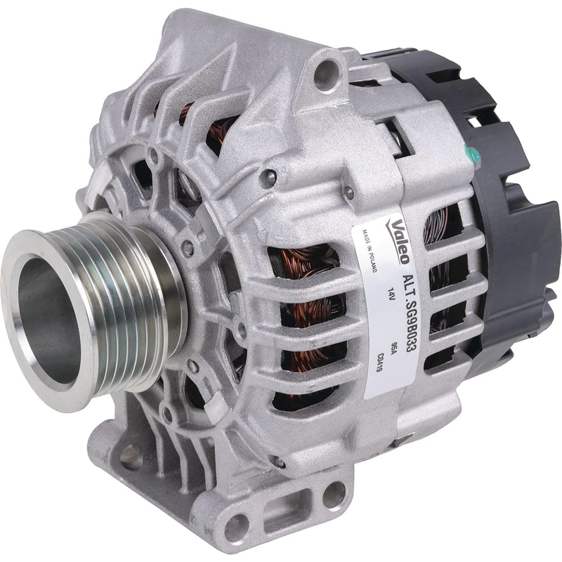 VALEO 439306 Alternator Alternator Charge current: 95 Amp Grooves: 6 grooves Pulley diameter: 56 mm Voltage: 14 V Rotation direction: CLOCKWISE