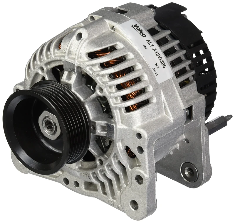 VALEO 439529 Alternator Alternator Charge current: 90 Amp Grooves: 6 grooves Pulley diameter: 69,5 mm Voltage: 14 V Rotation direction: CLOCKWISE