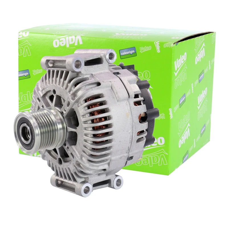 VALEO 439546 Alternator Alternator charging current [Amp]: 180 Number of grooves: 7 Pulley diameter [mm]: 51 Voltage [V]: 14 Direction of rotation: CLOCKWISE