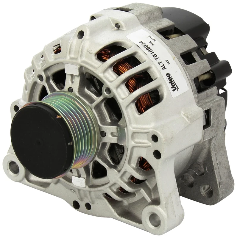 VALEO 439553 Alternator Alternator Charge current: 97 Amp Grooves: 6 grooves Pulley diameter: 57,5 mm Voltage: 14 V Rotation direction: CLOCKWISE