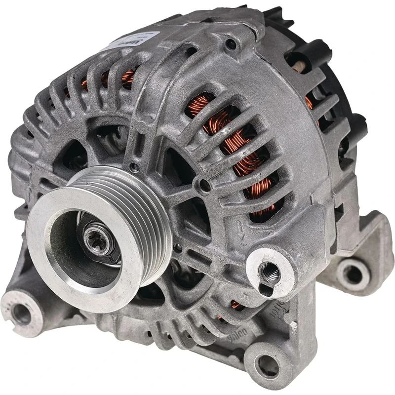 VALEO 439567 Alternator Alternator Charge current: 150 Amp Grooves: 6 grooves Pulley diameter: 54,8 mm Voltage: 14 V Rotation direction: CLOCKWISE