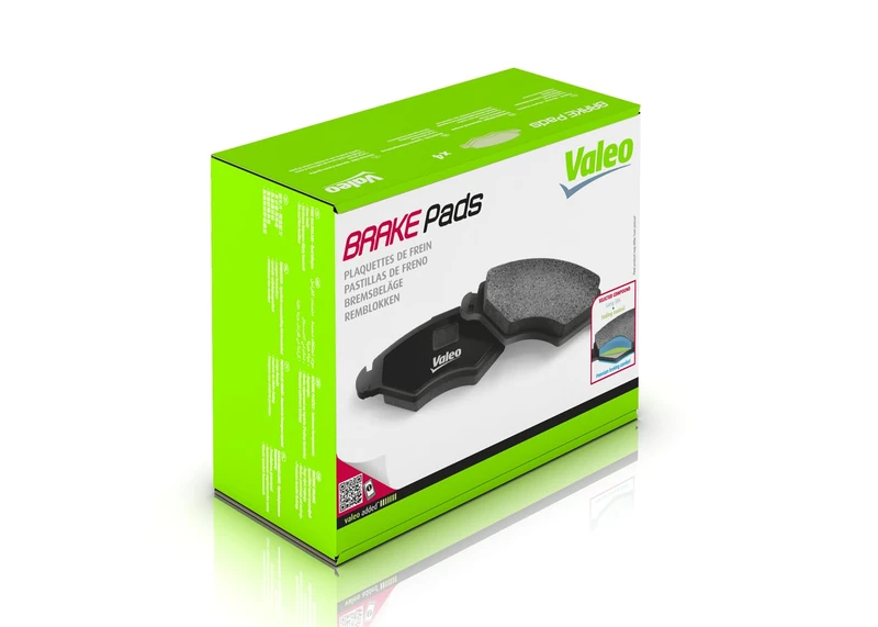 VALEO BRAKE SYSTEMS Brake Pad Set 598472, set of 4, Rear Axle, Fitting Position: Rear Axle, Brake System: TEVES