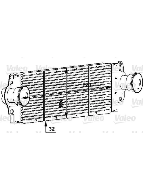 Valeo 818272 Intercooler, charger