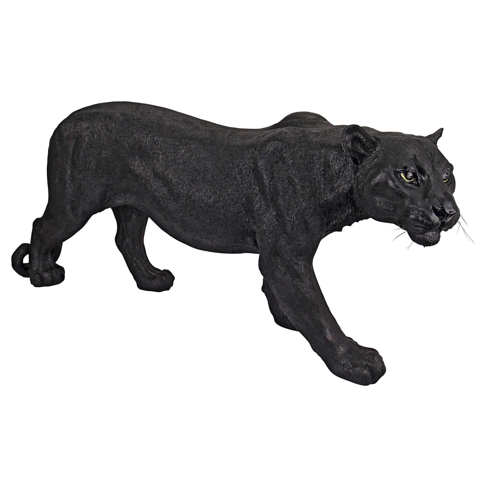 Design Toscano JQ4019 Shadowed Predator Black Panther Garden Statue, Large