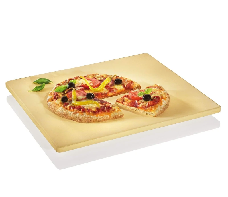 Küchenprofi 1086150040 Rectangular Pizza Stone with Foot
