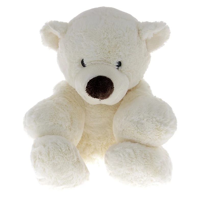 Plush and Company White Polar Bear Plush Toy, 43 x 28 cm