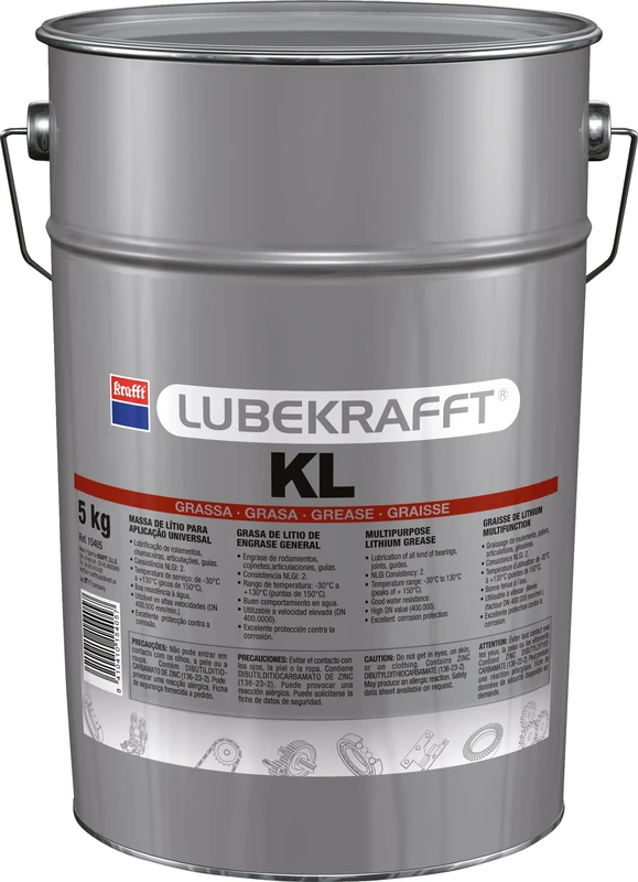 Krafft 15405 - KL Multi-Purpose Lithium Grease, 5 kg Tin