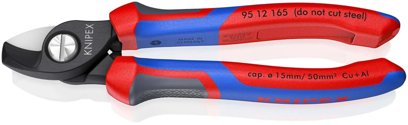 KNIPEX Cable Shears Self-Service Card 165 mm, 95 12 165 SB