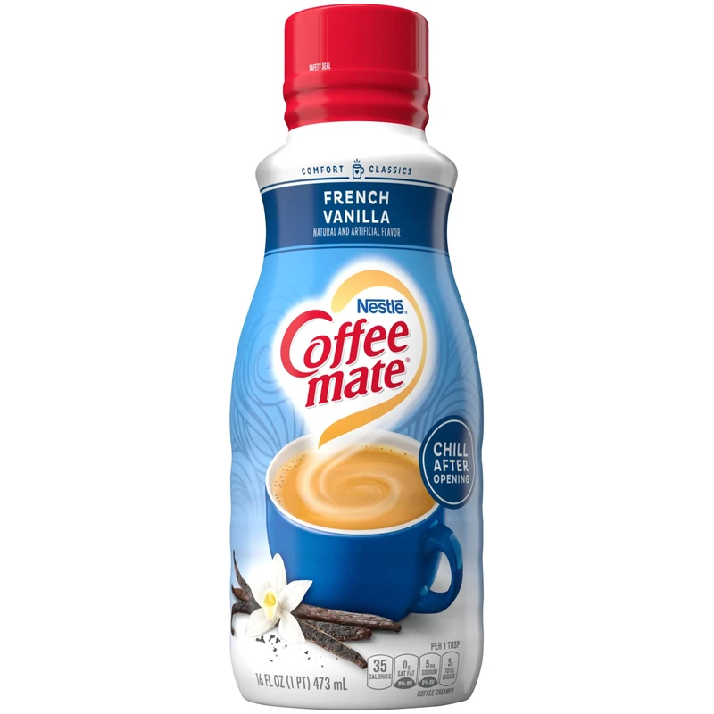 Coffee-mate French Vanilla Liquid Coffee Creamer, 16 fl oz