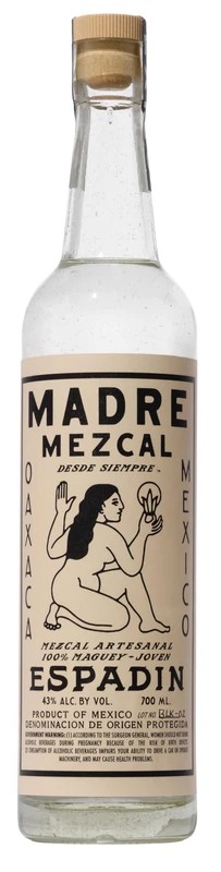Madre Mezcal Espadin 70cl, 43% ABV | 100% Espadin Agave, Artisanal Mezcal